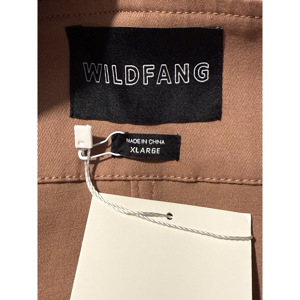 Wildfang Essential Skirtall XL Rose Brown Overall Mini Dress NWT - Picture 8 of 12